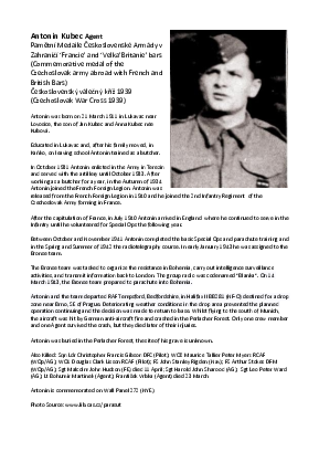 A preview of a PDF biography for Kubek, Antonin